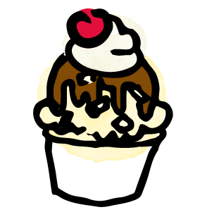 Cheesecake Sundae Illustration