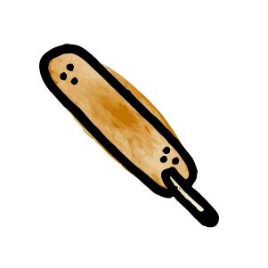 Corn Dog Illustration