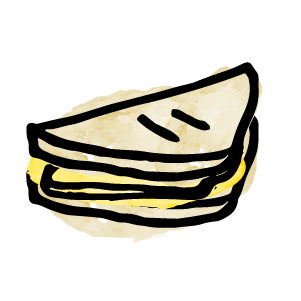 Grilled Cheese Illustration