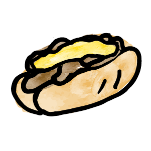 Steak and Cheese Illustration