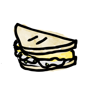 Tuna Melt Illustration