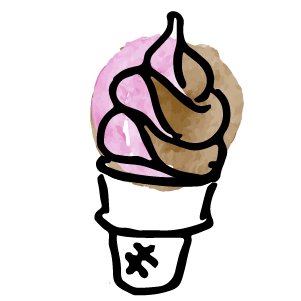 Vega Soft Serve Twist Illustration